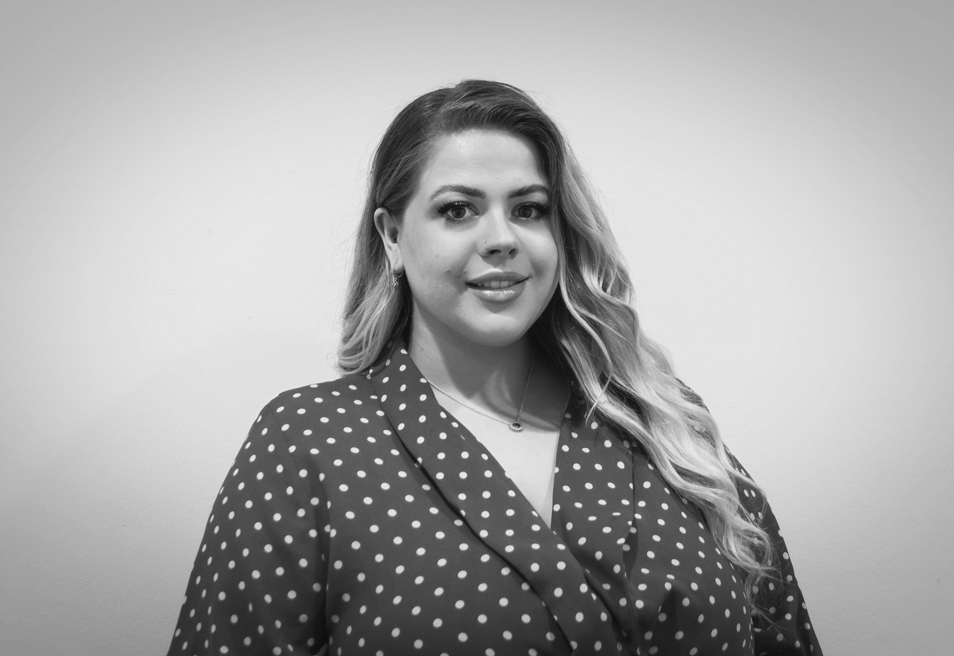 Megan Barker B&W Headshot